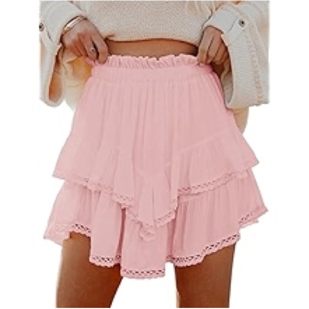 Peach Ruffled Skort - image 1
